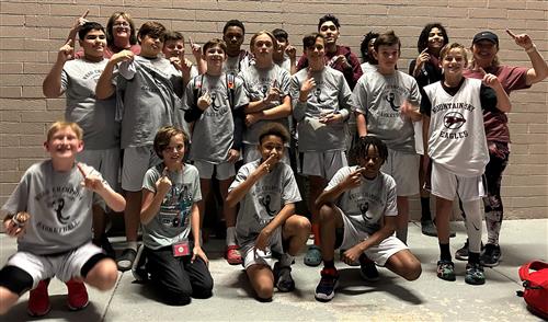 2022-23 Middle School Boys basketball 7th Grade champions - Mountain Sky